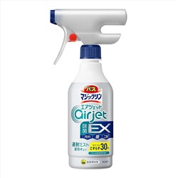 KAO Пенящееся чистящее и дезодорирующее средство "MagicClean Airjet EX" для ванной (антибактериальное, быстрого действия, аромат трав) 400 мл, флакон с распылителем / 12