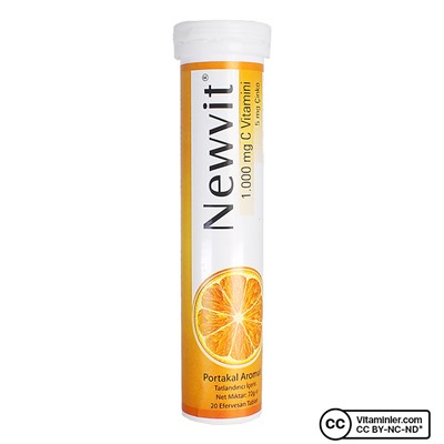 Newvit Витамин C 1000 мг + цинк 20 шипучих таблеток