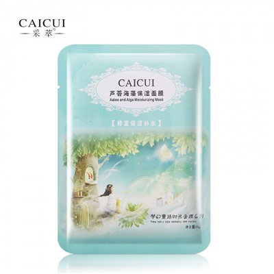 Маска для лица алоэ и водоросли Caicui