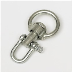 Вертлюг со скобой, большой (длина-9 см, ширина-4,5 см)