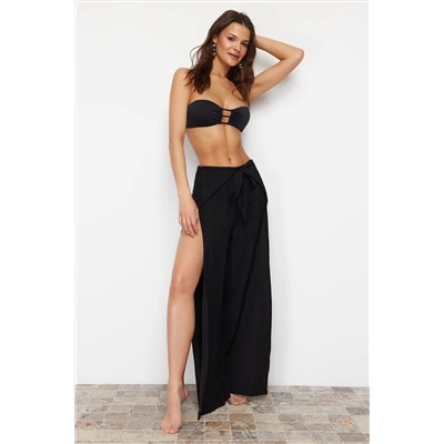 Black плюша пляжные брюки Tbess24pl00012