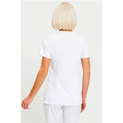 Топ медицинский женский 3-74-05-1 / Silva Crystal white 0