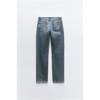 JEANS TRF RECTOS TIRO MEDIO