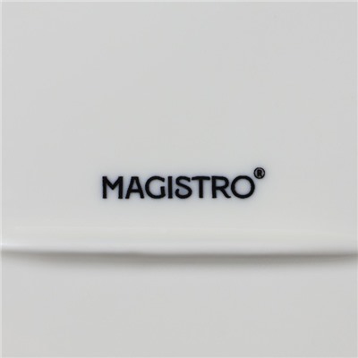 Блюдо Magistro «Бланш», d=28 см, фарфор, белое