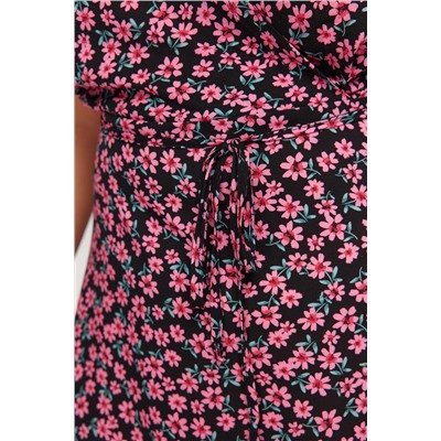Многоцветное платье A-Kesim/Bell Flower Plouge TBBSS24AH00122