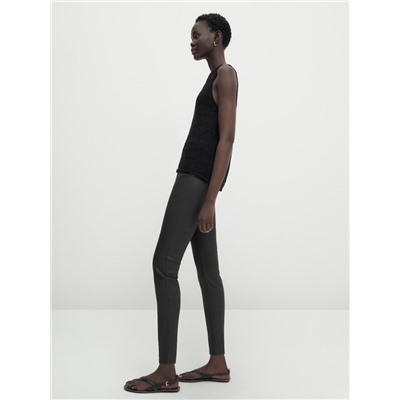 Pantalón legging encerado