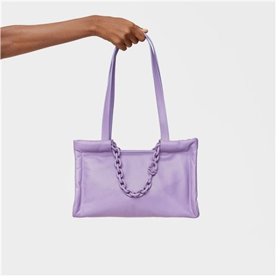 Bolso shopper Manifesto - cuero - lila