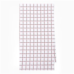Дорожка на стол Этель Flower Cage 40×149 см, 100% хлопок, рогожка 186 г/м², белая