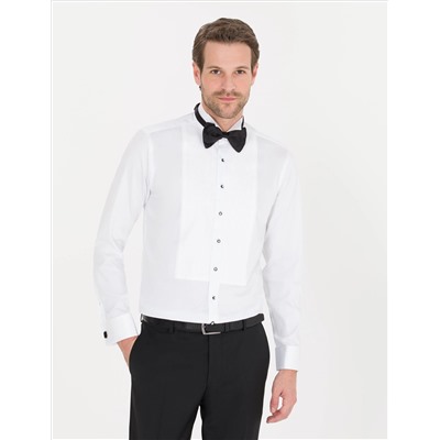 Рубашка для смокинга с белым Slim Fit