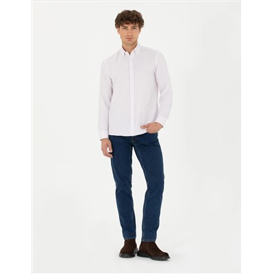 Bordeaux Slim Fit рубашка с длинным рукавом