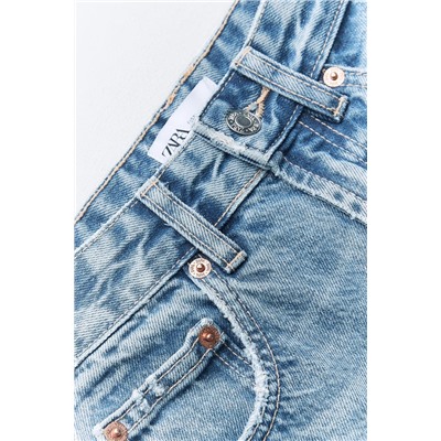 JEANS TRF RECTOS TIRO ALTO