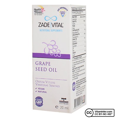 Масло виноградных косточек Zade Vital 20 мл