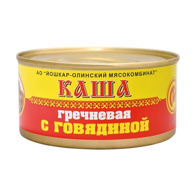 Консервы мясные Каша гречневая с говядиной №8, 325 г