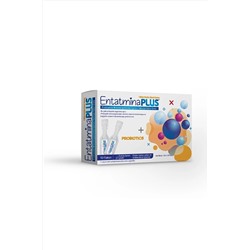 Entatmina plus (11 лет и старше), 10 флаконов пробиотика, содержащие 4 миллиарда спор Bacillus Clausii