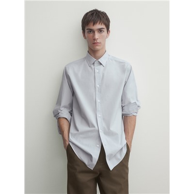 Camisa popelín regular fit