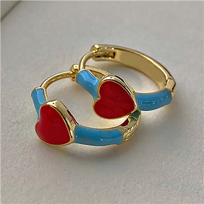 Серьги с замком кольцо арт. 13 3138 (id 273899)