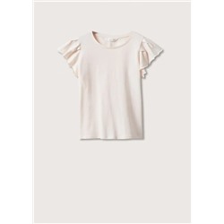 Camiseta manga volante -  Niña | MANGO OUTLET España