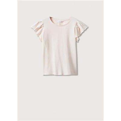 Camiseta manga volante -  Niña | MANGO OUTLET España