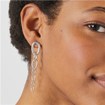 Pendientes largos Calin - plata 925