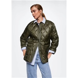 Anorak acolchado oversize -  Mujer | MANGO OUTLET España
