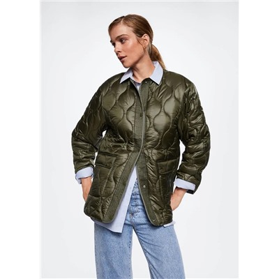 Anorak acolchado oversize -  Mujer | MANGO OUTLET España