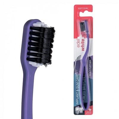 Зубная щетка Edel white Clean Curl Curved 3D Soft