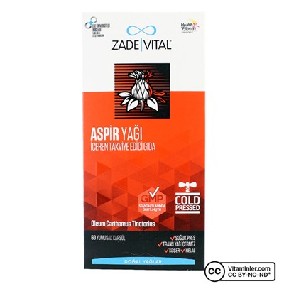 Zade Vital Сафлоровое масло 600 мг 60 капсул