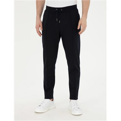 Navy Blue Slim Fit Trade Close Six