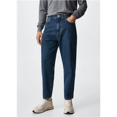 Jeans tapered loose cropped  -  Hombre | MANGO OUTLET España