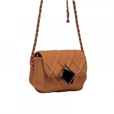 Женская кожаная сумка 9611 GOLDENBROWN