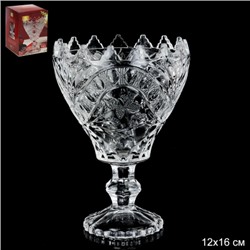 Ваза для сервировки 12x16 см на ножке / 5215B /уп 36/ ШТУЧНО