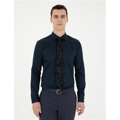 Laciverert Ex. Slim Fit Основная рубашка с длинным рукавом