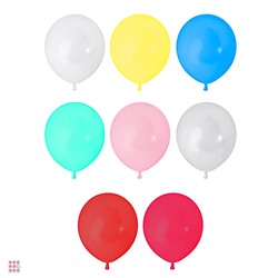 Шары воздушные разноцветные, 25 шт, 10"