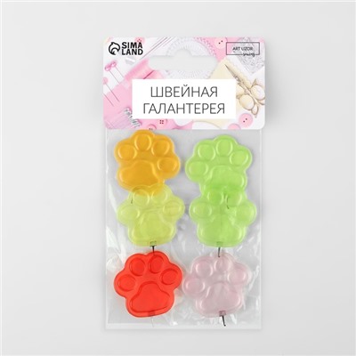 Нитевдеватели, 3 × 3 см, 6 шт, цвет разноцветный