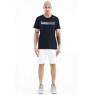 Мужская футболка Stew Navy Blue с круглым вырезом — 88229 A11ER-88229