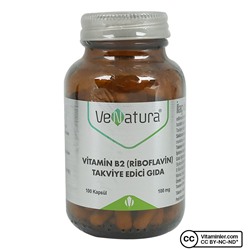 Venatura Витамин B2 (рибофлавин) 100 капсул