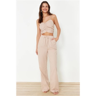 Vizon Weaving Blouse Bants Set Tbess24au00076