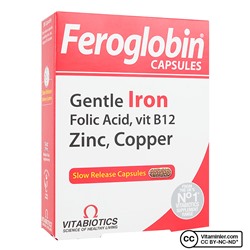 Vitabiotics Фероглобин 30 капсул