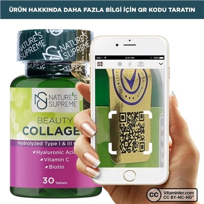 Nature's Supreme Beauty Collagen 30 таблеток