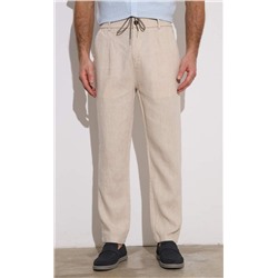 Брюки лен P411-0866 natural linen