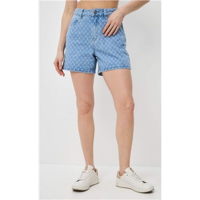 Шорты джинс F412-0940 l.blue