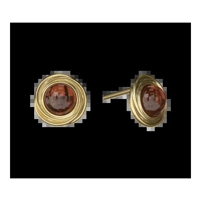 Серебряные серьги с янтарём Серьги E21036ZK
