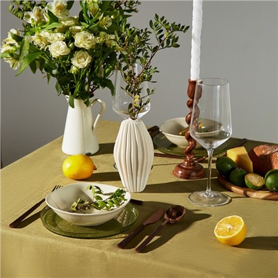 Скатерть  SL HOME "Мiracle" 180х150см, лён 100%, 180 гр/м2