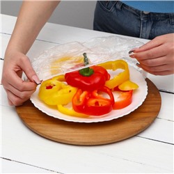 Набор пакетов для сохранения свежести продуктов с резинкой, Ø до 32 см, 100 шт.