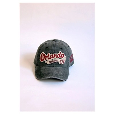 Черная бейсболка унисекс Orlando Cap Бейсболка Snapback