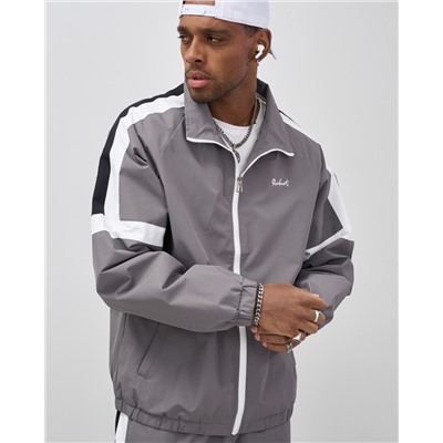 Спортивный костюм мужской весна-лето серого цвета 25736Sr