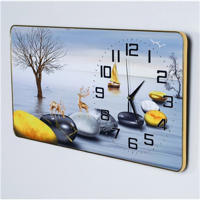 Часы настенные 30x60 см / WJ102 /уп 12/