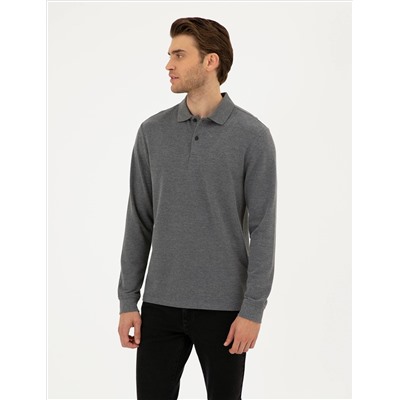 Anthracit melanj Slim Fit Basic Whothirt
