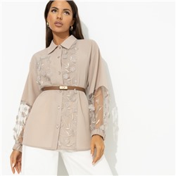 Рубашка нарядная, Смелое решение (beige)