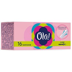 Тампоны Ola! (Ола!) Super, 4 капли, 16 шт